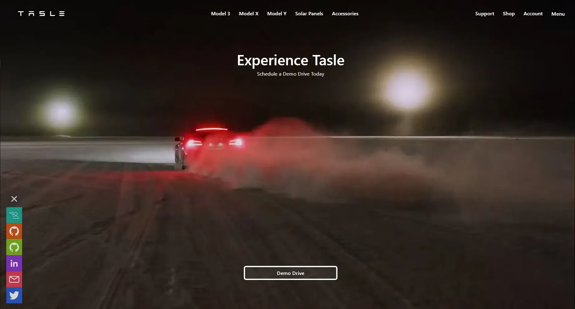 tasle (tasle clone) landing page